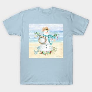 Coastal Christmas F T-Shirt